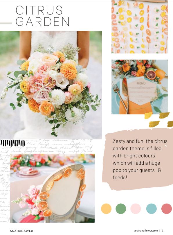 Bridal - Citrus Garden Collection | Ana Hana Flower