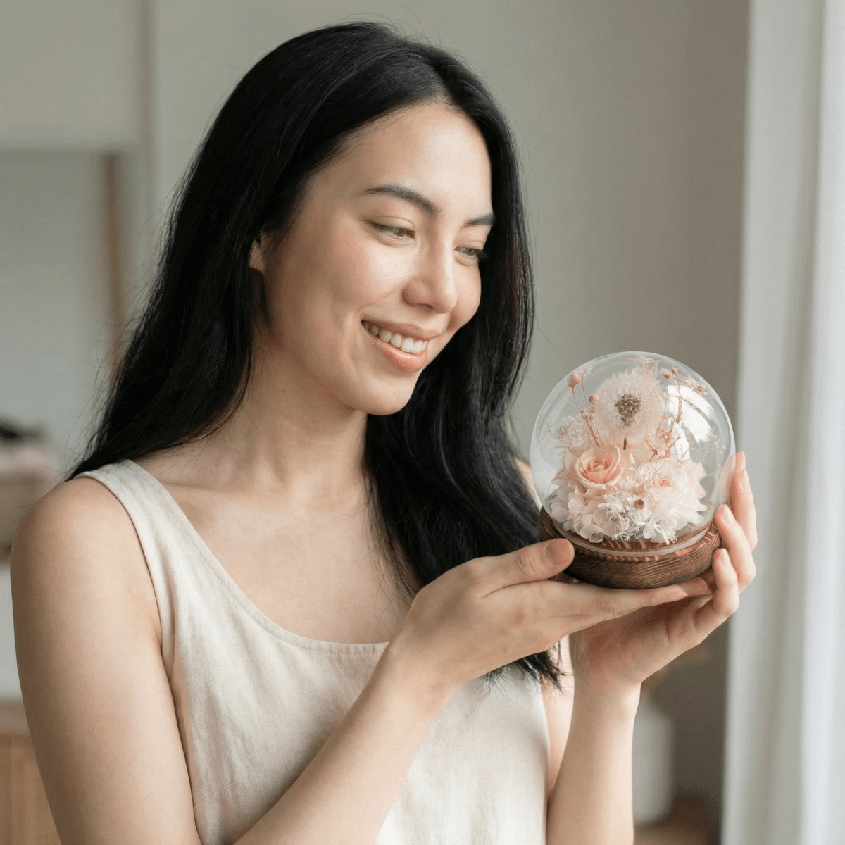 Dandelion Daphne Blowball - Flowers - Champagne - Preserved Flowers & Fresh Flower Florist Gift Store