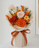 Valentine's Day Mixed 3 Roses Bouquet - Flowers - Blue - Preserved Flowers & Fresh Flower Florist Gift Store