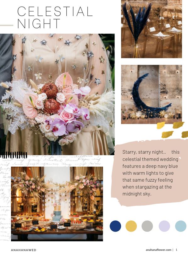 Bridal - Celestial Night Collection | Ana Hana Flower