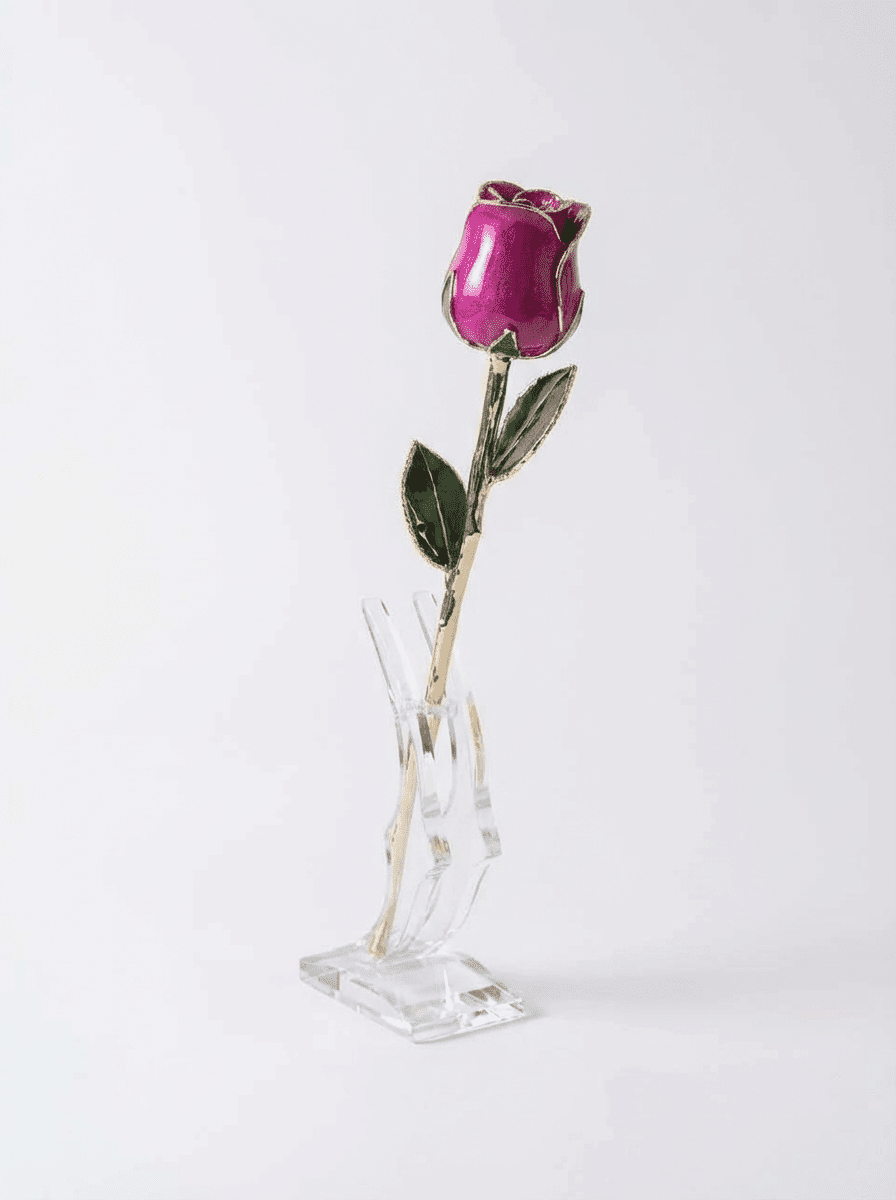 Eternal Rose - Roses That Last Forever - Flowers - Magenta - Preserved Flowers & Fresh Flower Florist Gift Store