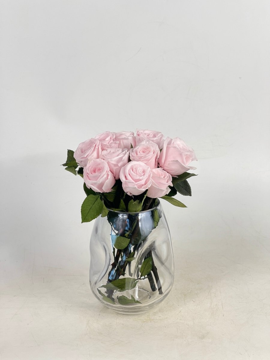 Everlasting Preserved Rose Arrangement - Flowers - 10 Roses - Preserved Flowers & Fresh Flower Florist Gift Store