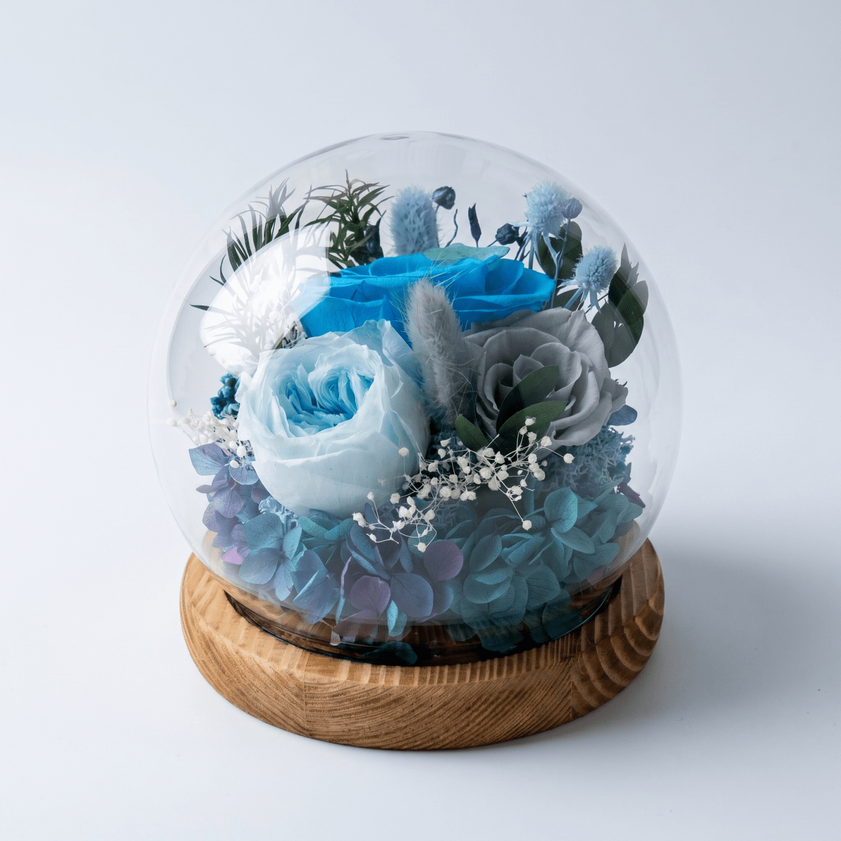 Rose Blowball - Blue - Flowers - Preserved Flowers & Fresh Flower Florist Gift Store