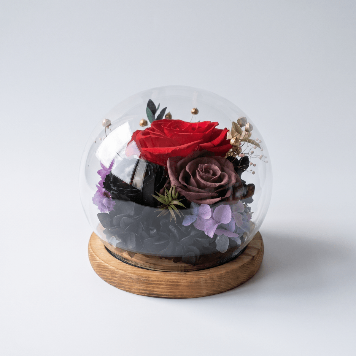 Rose Blowball - Red - Flowers - Preserved Flowers & Fresh Flower Florist Gift Store