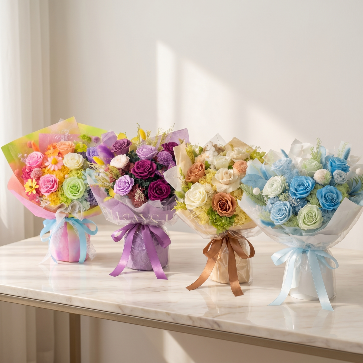 SUMMER. - Mothers Day Preserved Bouquet - Flowers - Garden - Preserved Flowers & Fresh Flower Florist Gift Store