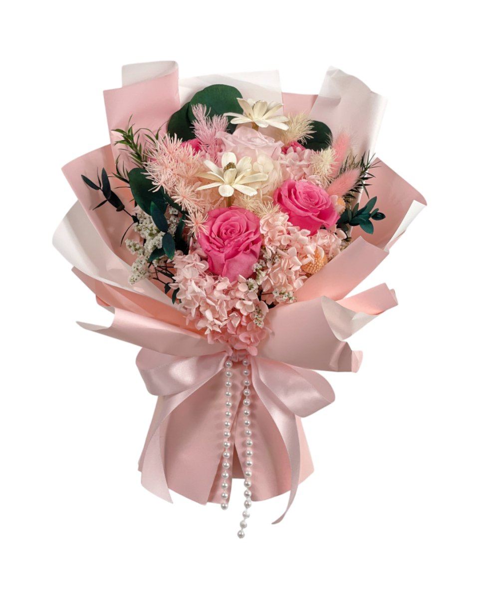 Tanoshi Flowers (Pink) - Flowers - Preserved Flowers & Fresh Flower Florist Gift Store