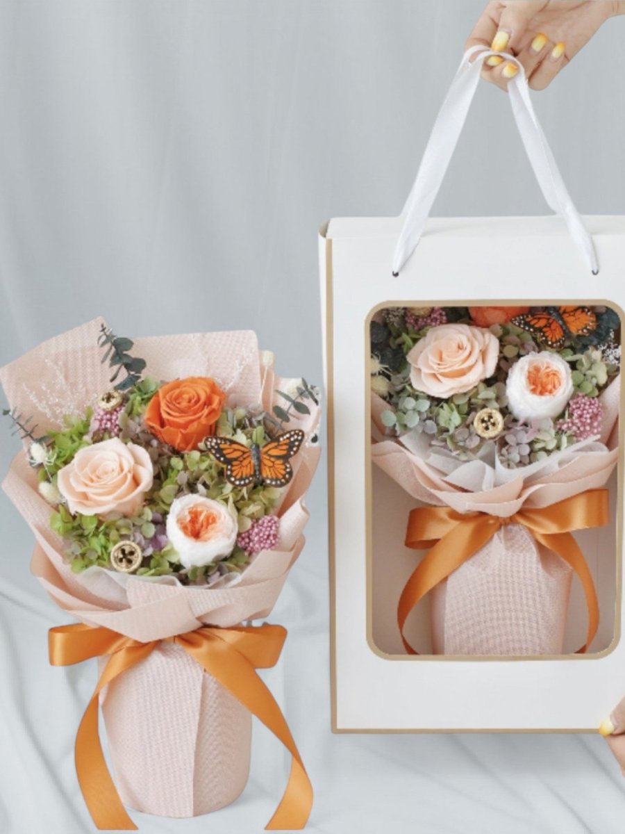 Ume Flower Bouquet - Preserved Flower Bouquet - Flowers - Honey - Preserved Flowers & Fresh Flower Florist Gift Store