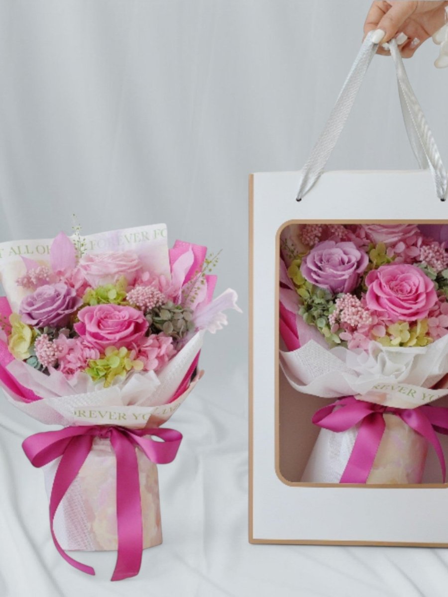 Ume Flower Bouquet - Preserved Flower Bouquet - Flowers - Rosé - Preserved Flowers & Fresh Flower Florist Gift Store