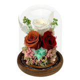 Aika Roses Dome - Crimson - Flower - Preserved Flowers & Fresh Flower Florist Gift Store