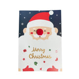 Christmas Card Red Nose (6 Designs) - Add Ons - Blue Santa - Preserved Flowers & Fresh Flower Florist Gift Store