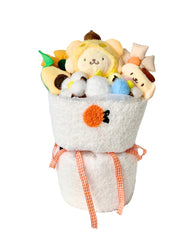 Fluffy Soft Toy Knit Bouquet - Pompompurin - Flower - Preserved Flowers & Fresh Flower Florist Gift Store