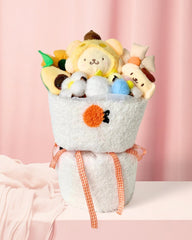 Fluffy Soft Toy Knit Bouquet - Pompompurin - Flowers - Preserved Flowers & Fresh Flower Florist Gift Store