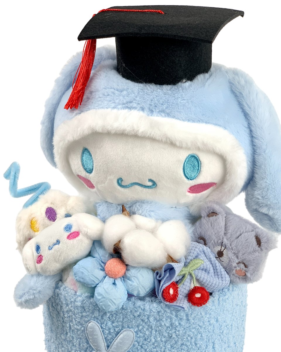 Graduation Fluffy Soft Toy Knit Bouquet - Flowers - Cinnamoroll - Preserved Flowers & Fresh Flower Florist Gift Store