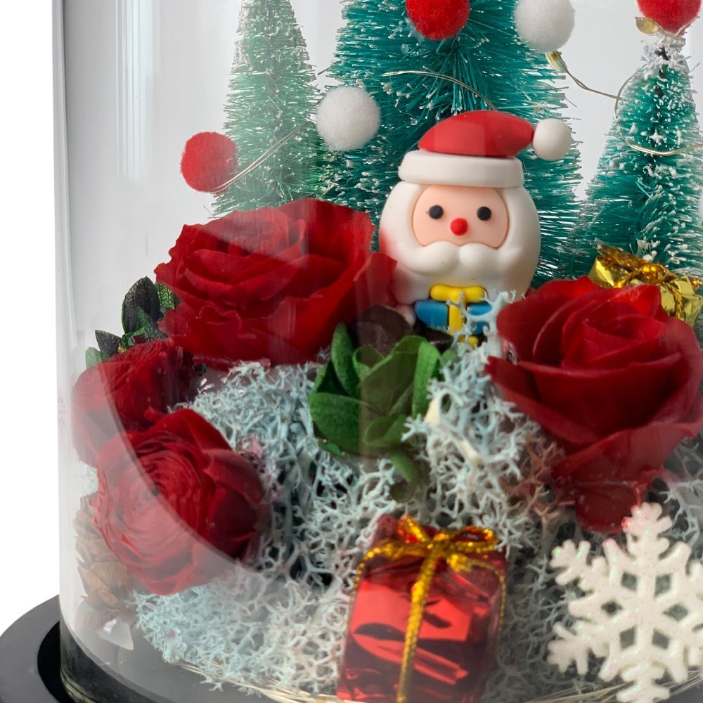 Santa Christmas - Flower - Large - Preserved Flowers & Fresh Flower Florist Gift Store